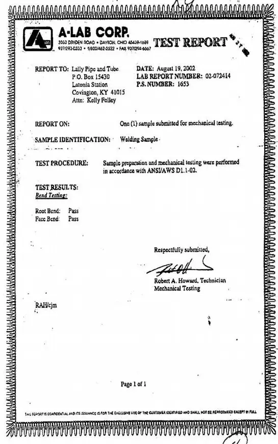 A sample of an official document is shown.