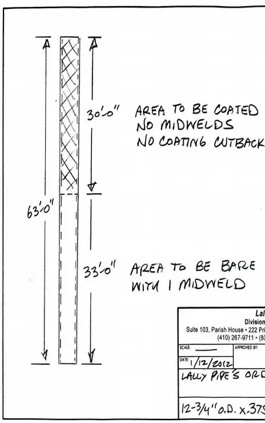 A drawing of the side of a house with measurements.